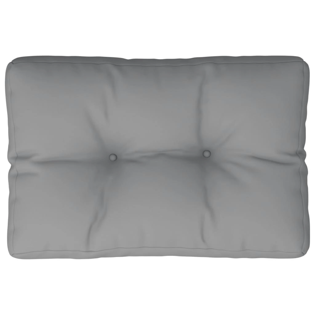 Pallet Cushion Grey 50x40x12 cm Fabric 360536