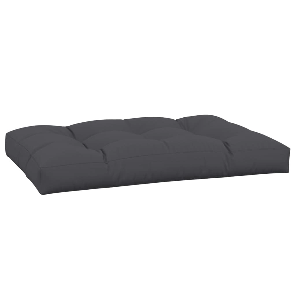 Pallet Cushion Anthracite 120x80x12 cm Fabric 360513