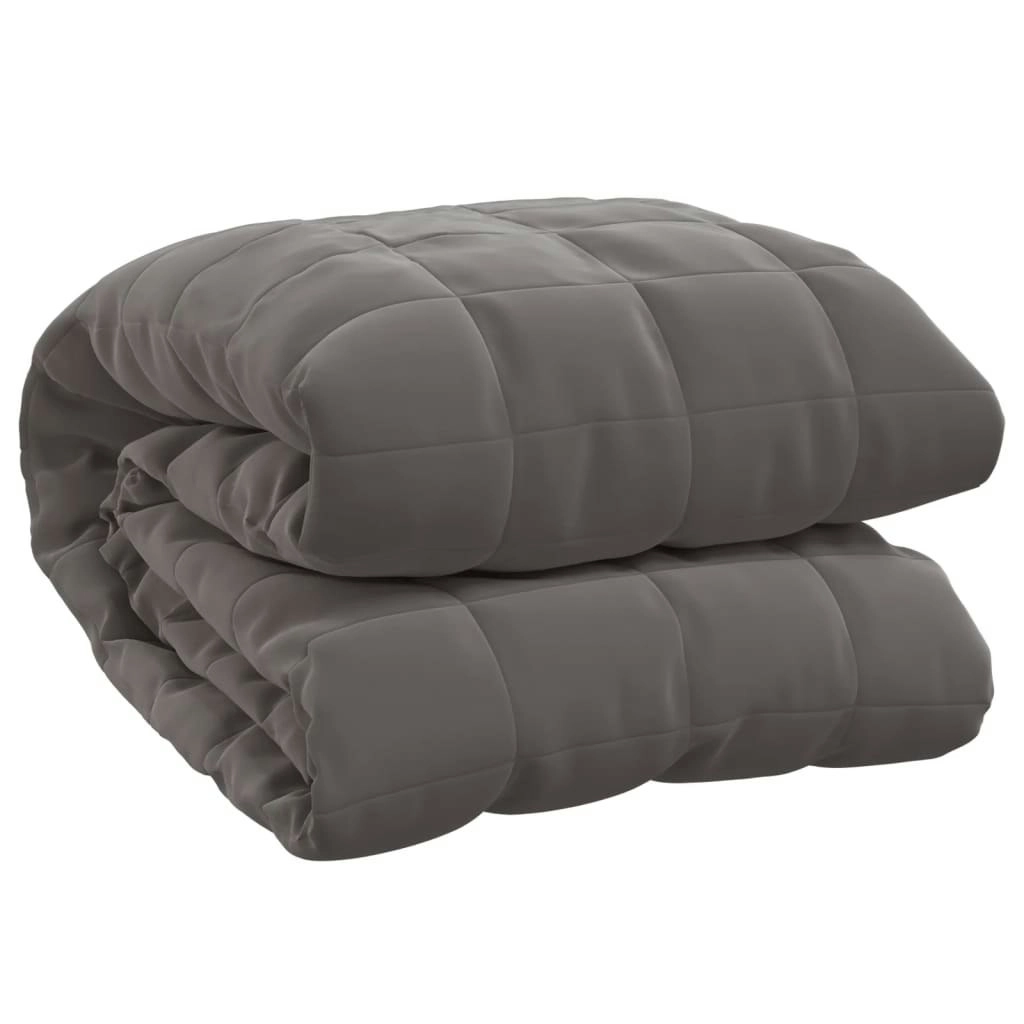 Weighted Blanket Grey 152x203 cm 11 kg Fabric 3154838