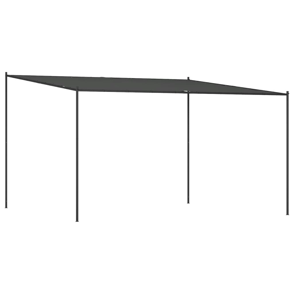 Gazebo Anthracite 4x4 m 180 g/mÂ² Fabric and Steel 362465