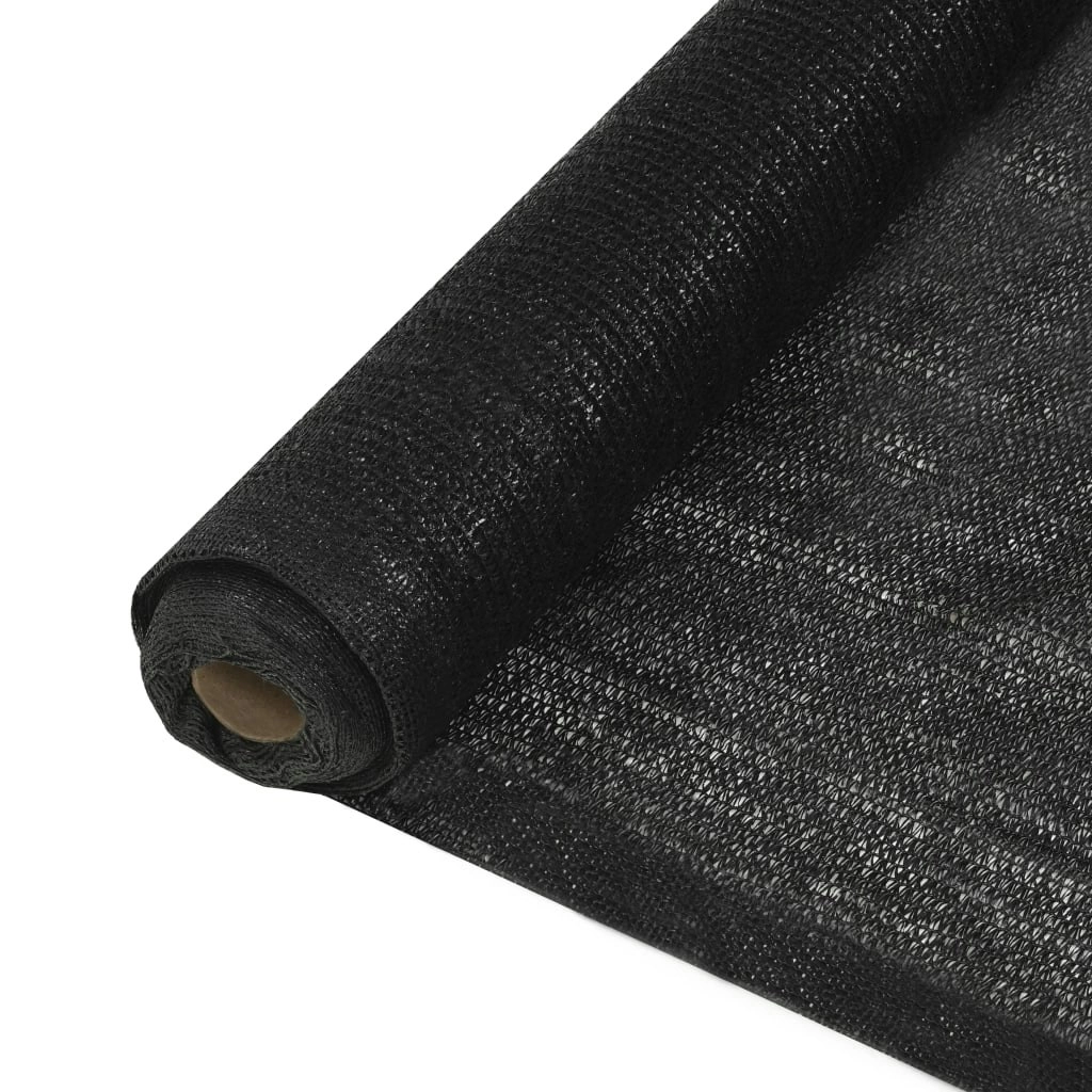 Privacy Net HDPE 1.5x50 m Black 45236