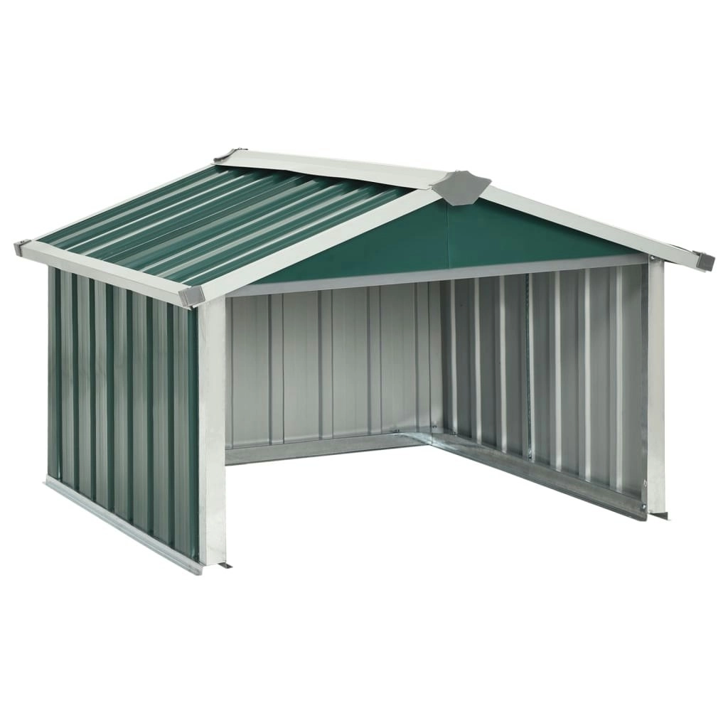 Garden Robot Lawnmower Shed 92x97x63 cm Galvanised Steel Green 150907