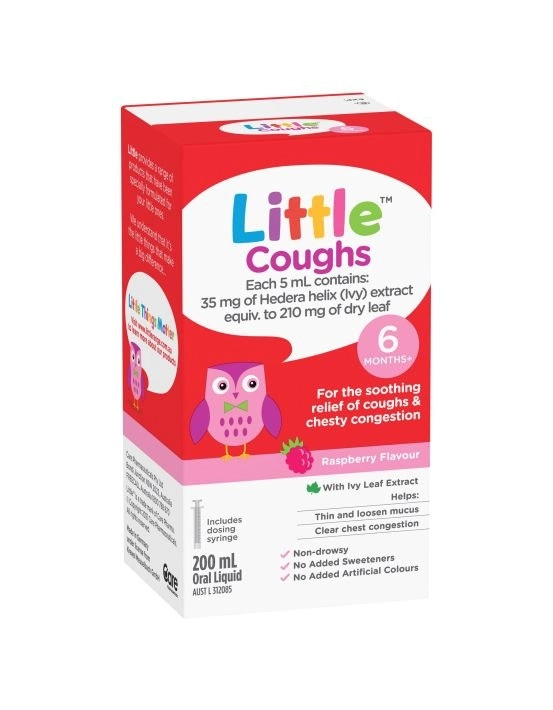 Little Coughs Raspberry 200ml