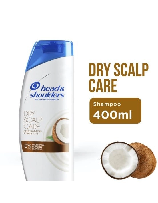 Head & Shoulders Dry Scalp Care Anti Dandruff Shampoo with Coconut Oil for Dry Scalp 400 ml