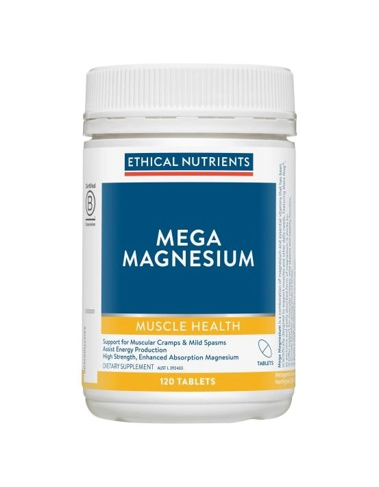 Ethical Nutrients Mega Magnesium 120 Tablets