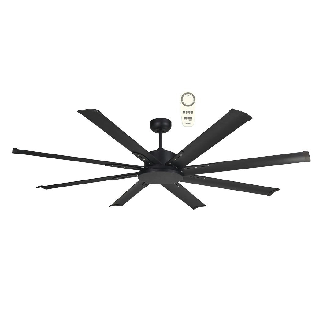 Albatross Ceiling Fan 1650Mm 8 Blade Matt Black