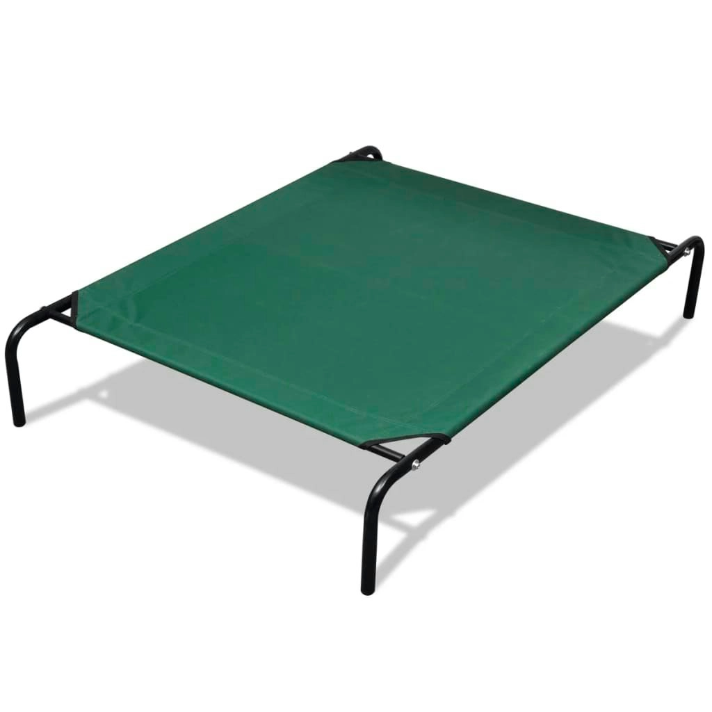 Elevated Pet Bed with Steel Frame 90 x 60 cm 170189