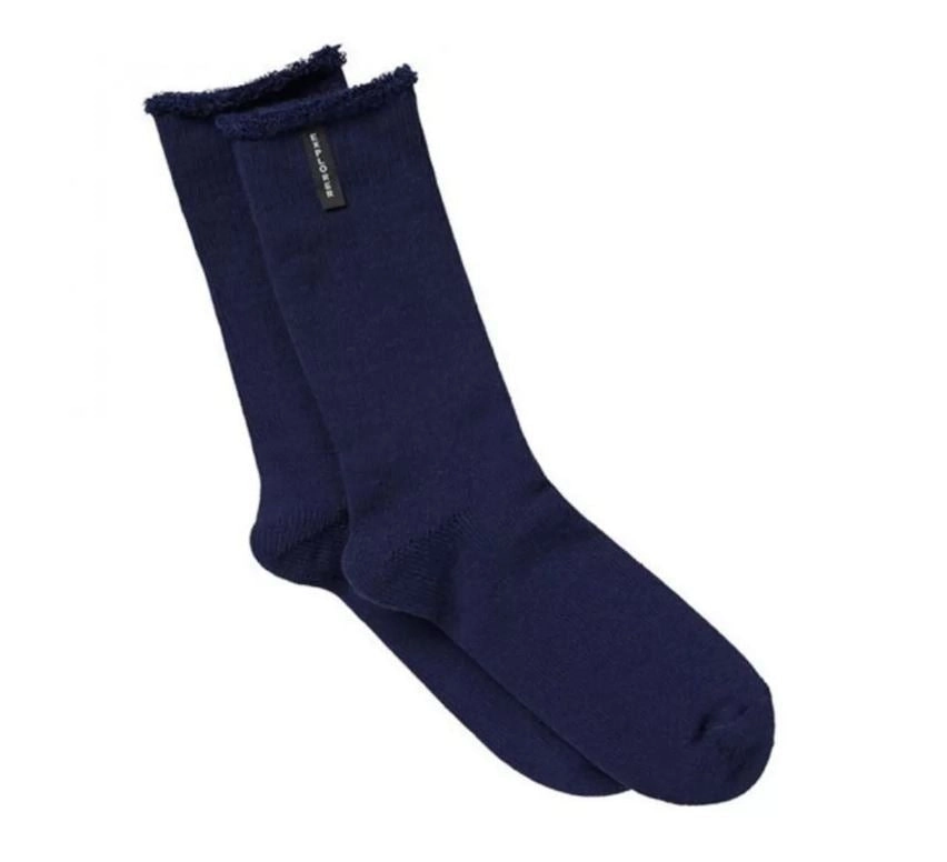 20 X Mens Bonds Explorer Original Crew Wool Blend Navy Socks