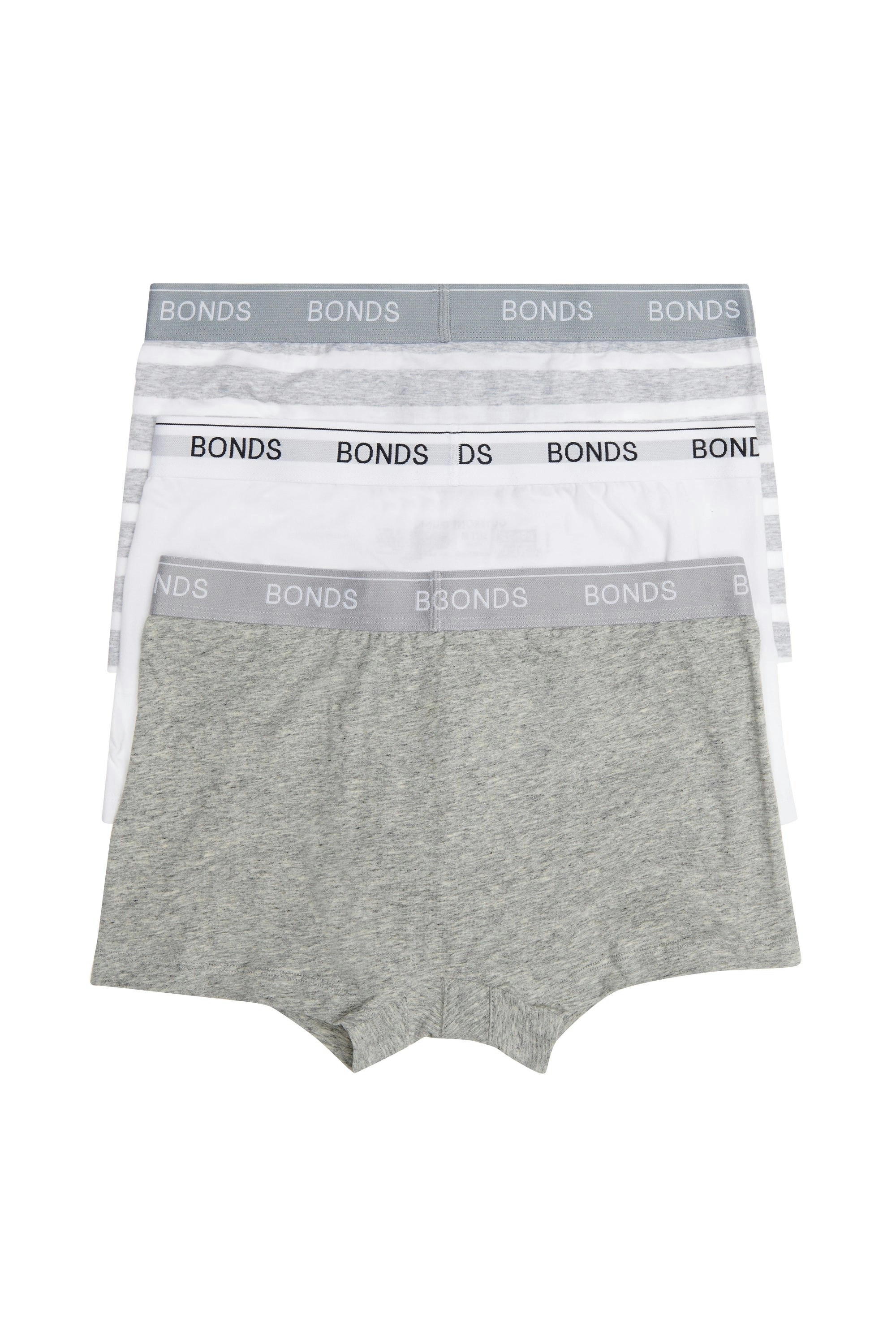 6 x Mens Bonds Guyfront Trunk Trunks Underwear – Grey Stripe