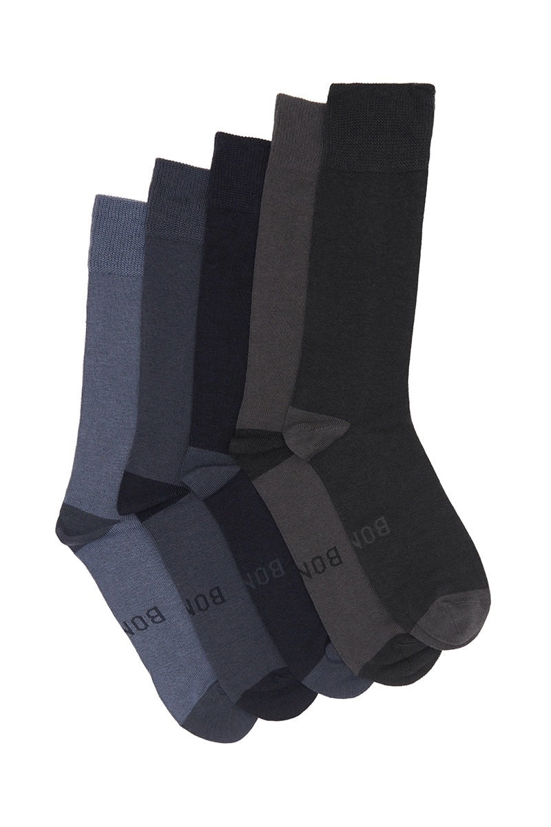 10 Pairs X Mens Bonds Business Crew Multi Bamboo Socks