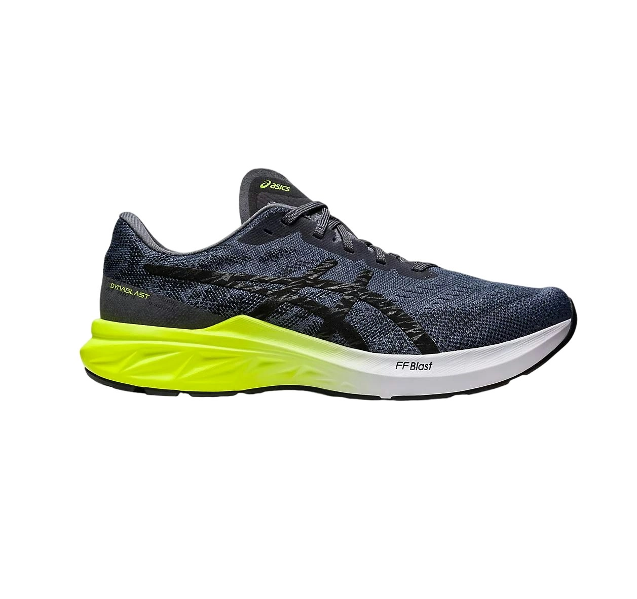 Mens Asics Dynablast 3 Metropolis/ Black Athletic Running Shoes