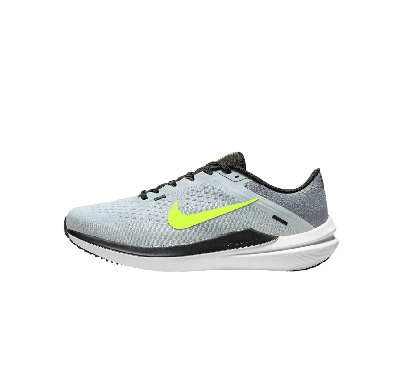 Mens Nike Wimflo 10 Wolf Grey/ White Athletic Shoes