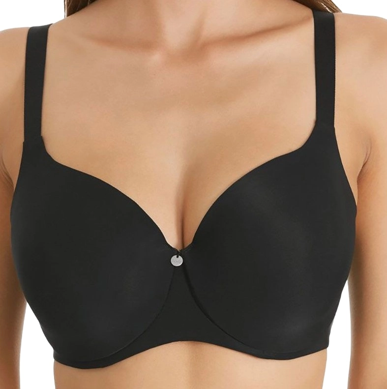 4 x Hestia Womens Smoothing Contour T-Shirt Black Bra