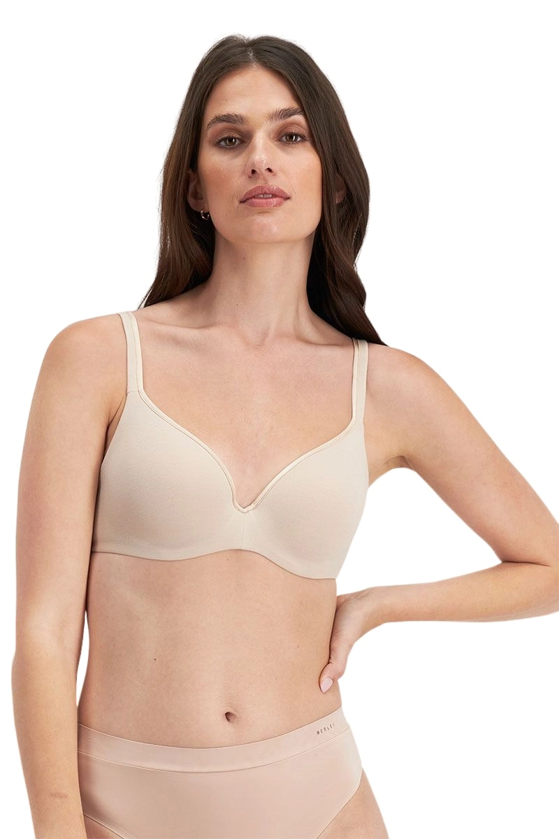 Berlei Barely There Cotton Contour Soft Powder (Nude) Bra