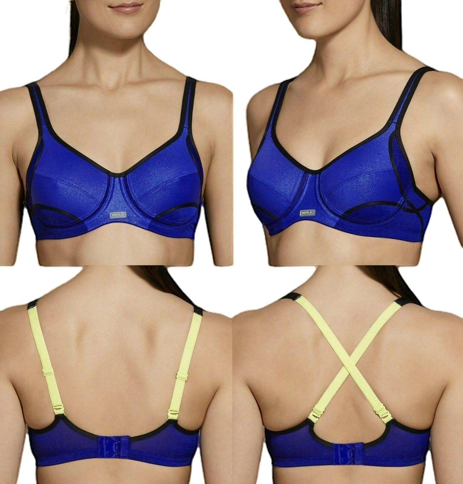 Berlei Electrify Bra Underwire Blue Sports Womens Gym Bras