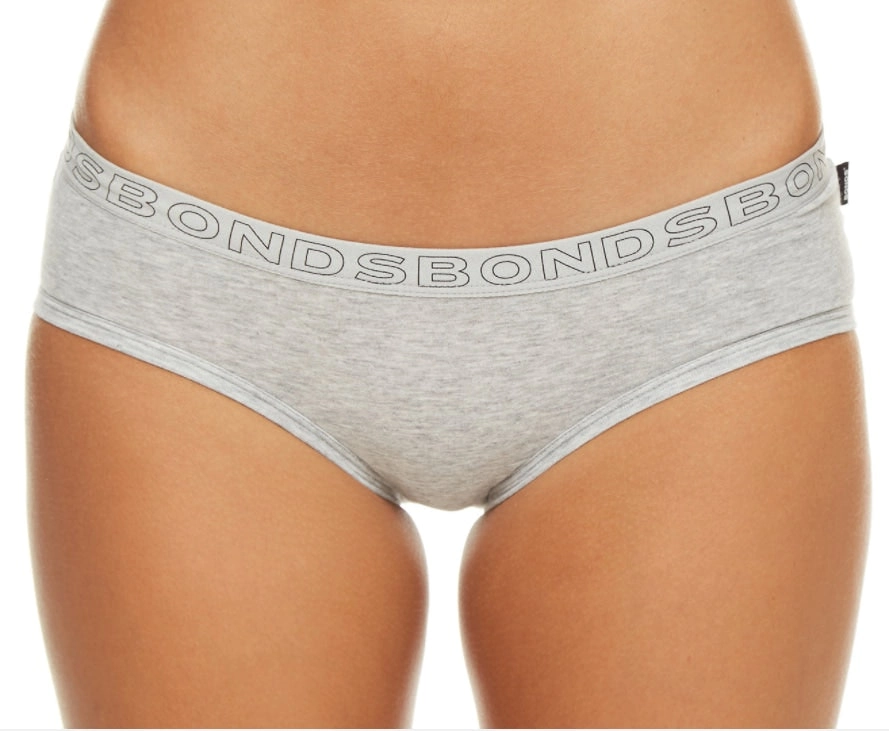 10 Pairs Bonds Hipster Boyleg Briefs Womens Underwear - Grey W1093s