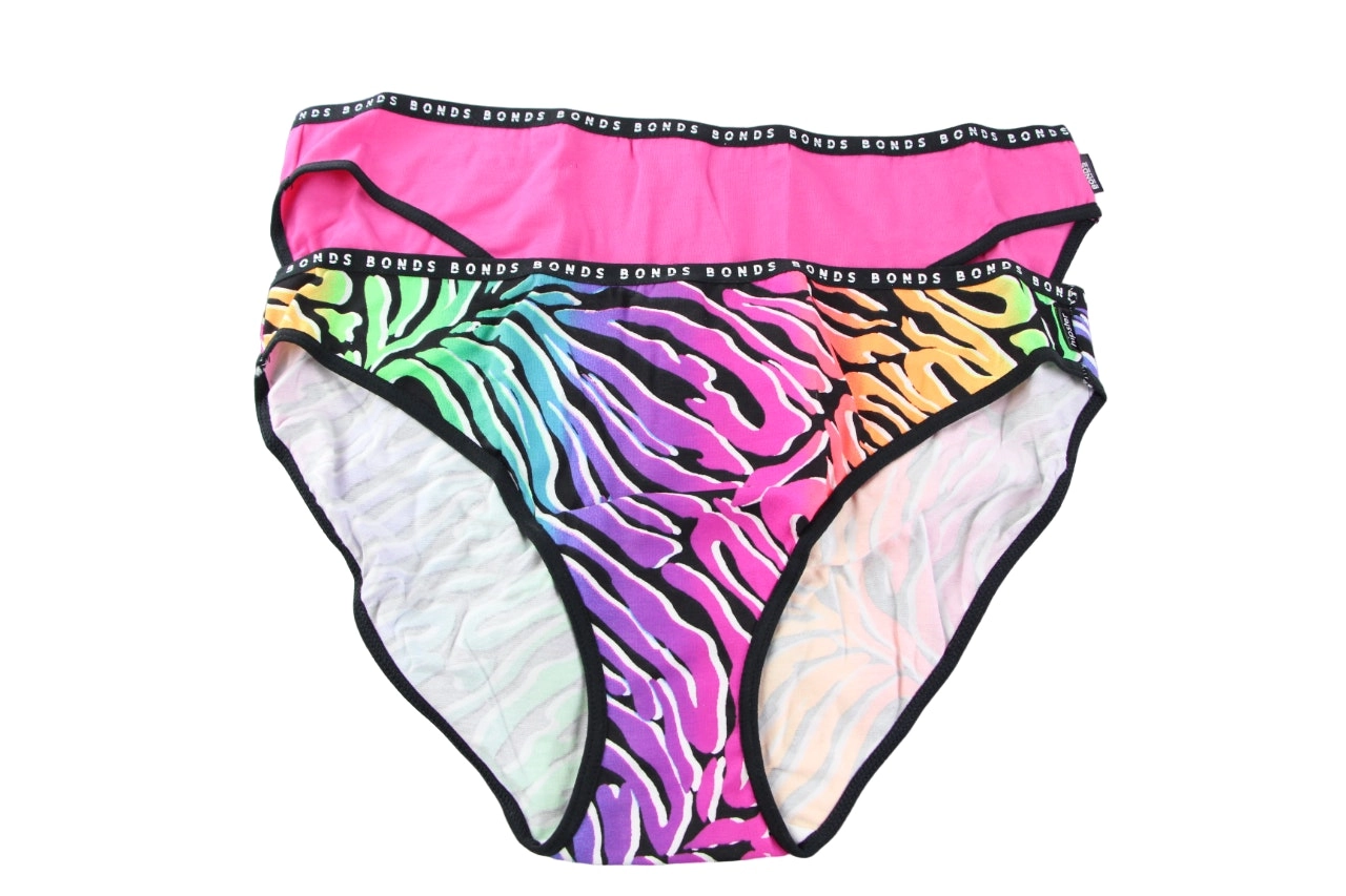 4 Pairs X Bonds Womens Hipster Bikini Underwear Briefs 55K