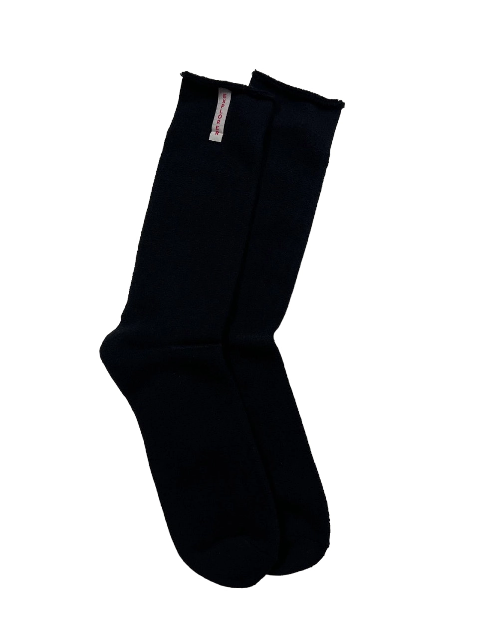 5 x Womens Explorer Lightweight Cotton Crew Ladies Socks Black