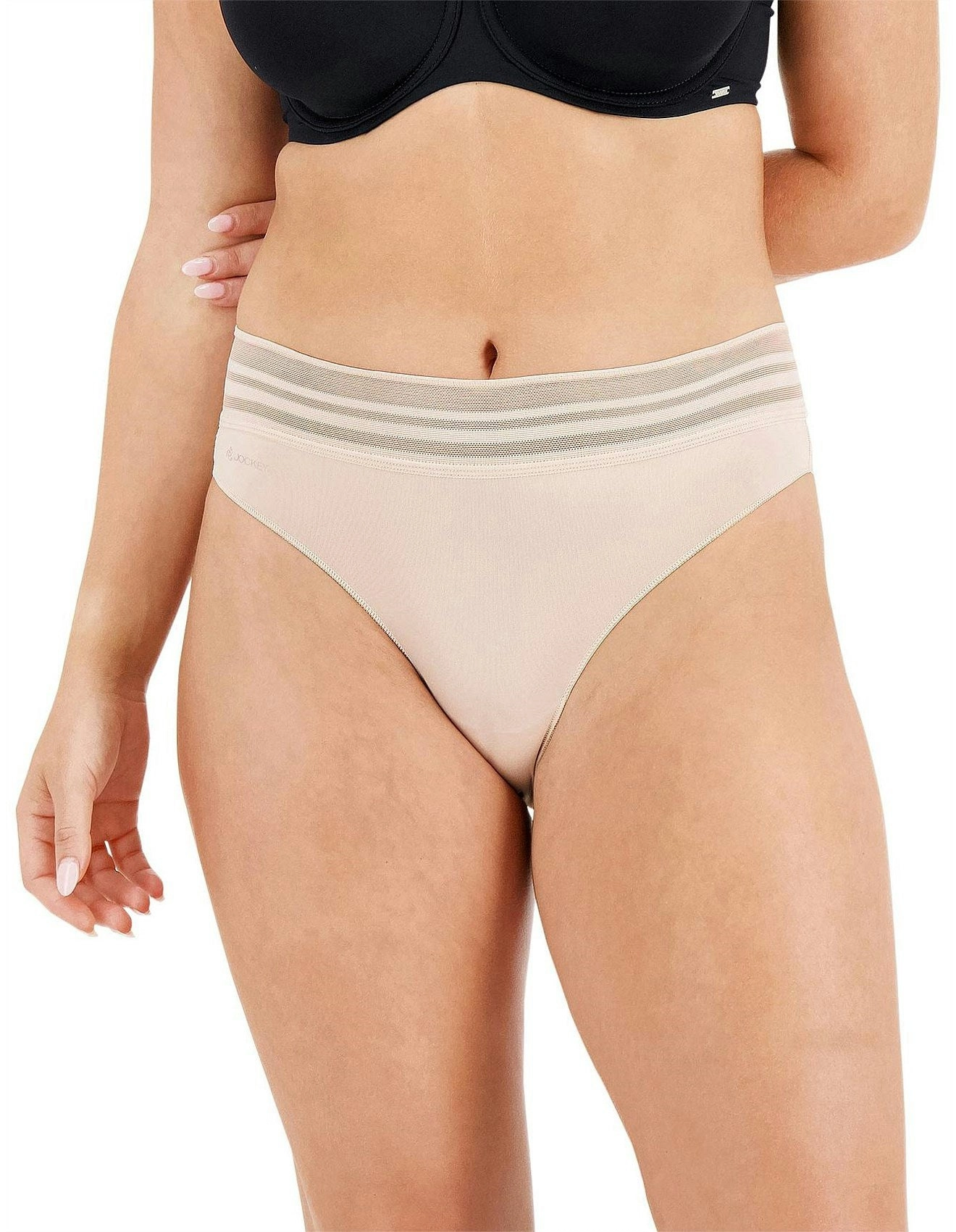 Womens Jockey No Panty Line Promise Bikini Briefs Underwear Dusk