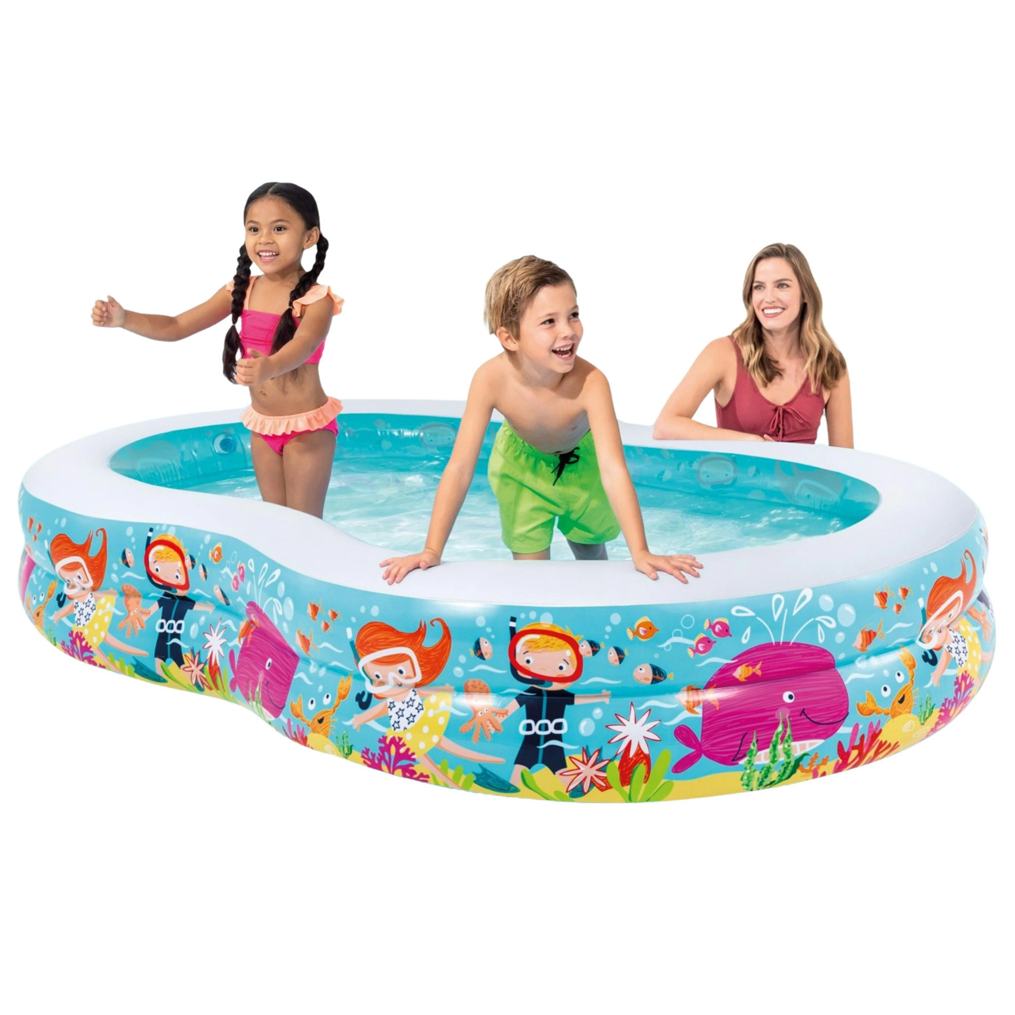 Intex Swim Center Snorkel Fun Inflatable Pool