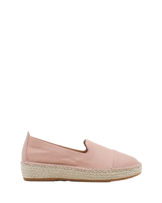 Womens Hush Puppies Banu Blush/Blush Flats Casual Leather Shoes