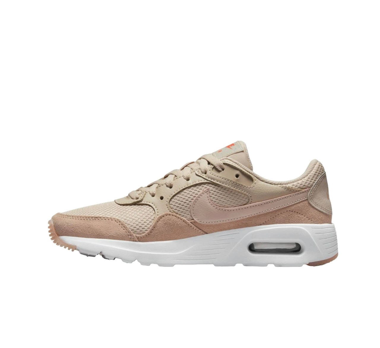 Womens Nike Air Max Sc Fossil Stone/ Pink Oxford Athletic Shoes