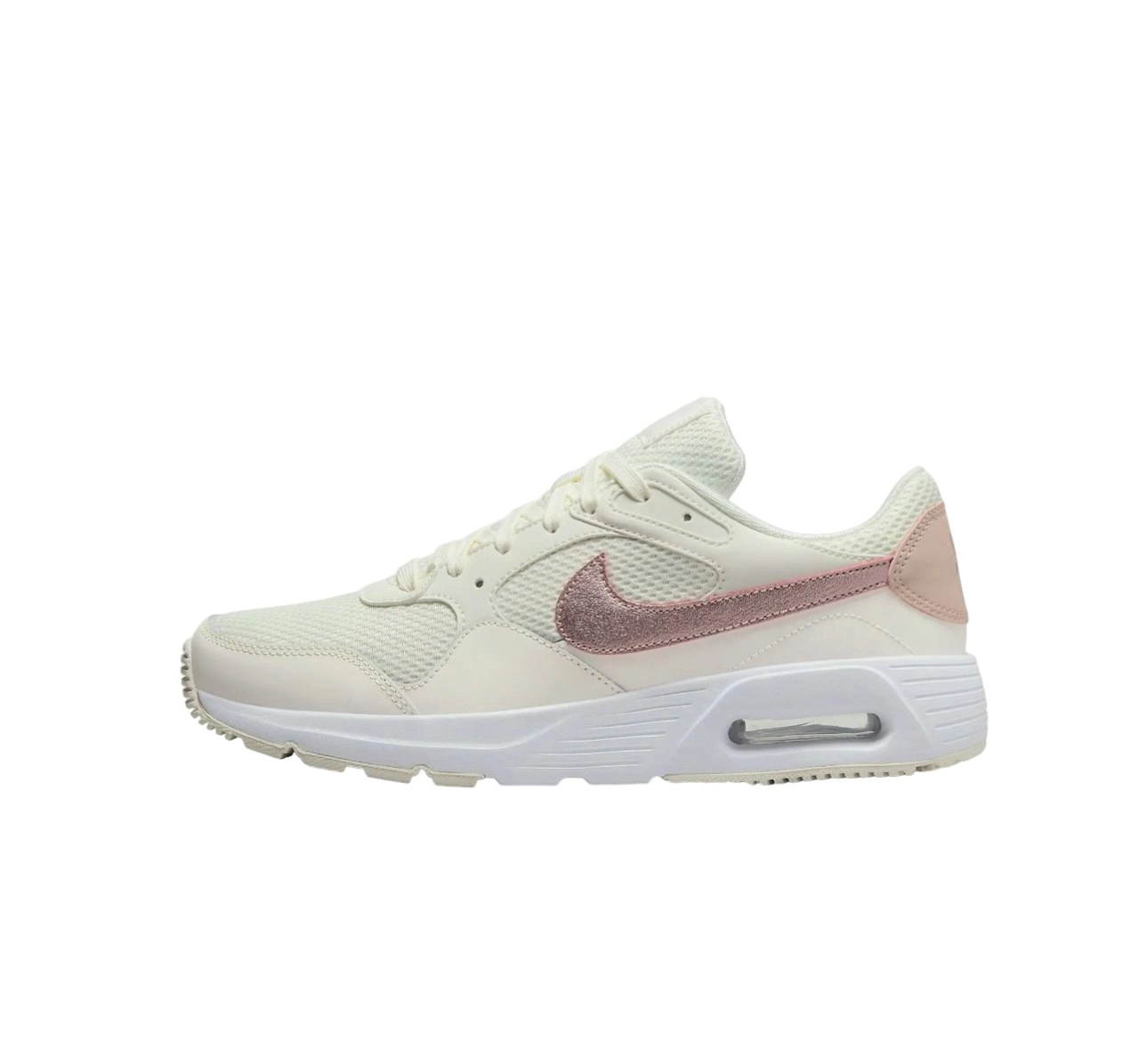 Womens Nike Air Max Sc Se Sail/ Pink Oxford Athletic Shoes