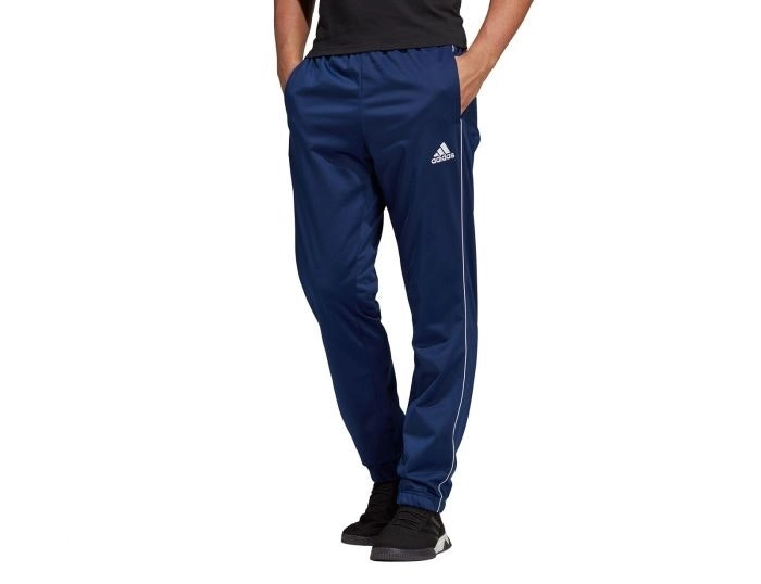 5 x Mens Adidas Core 18 Pes Trackie Pant Training Bottoms Dark Blue/White