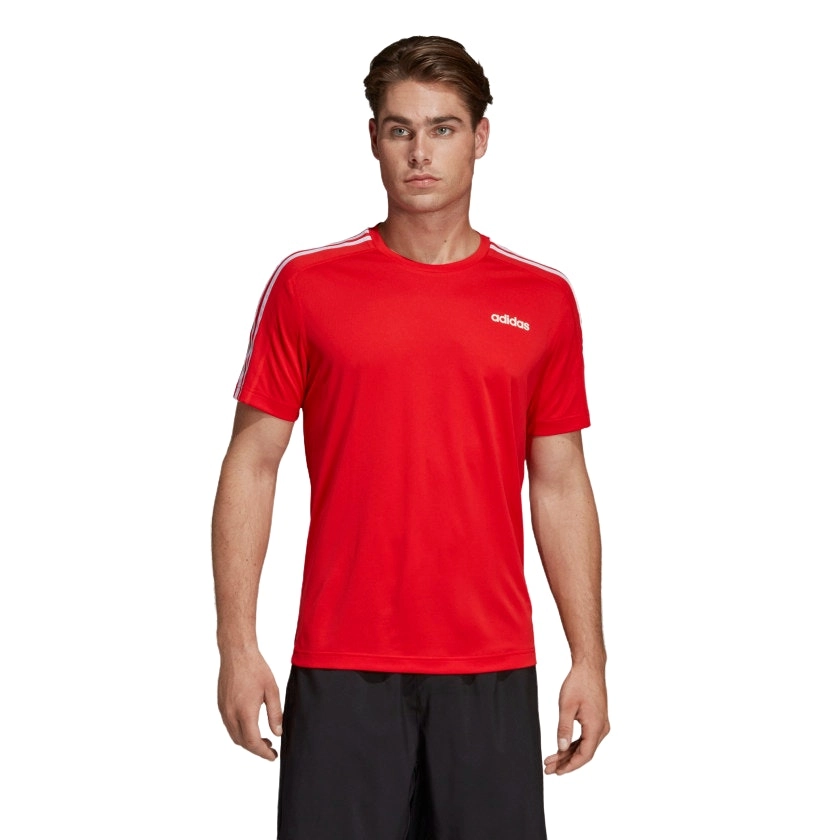 Adidas Mens D2d 3-Stripes Training Active Tee T-Shirt