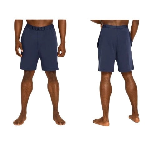 2 x Bonds Mens Comfy Livin Jersey Everyday Short Cotton Navy Shorts