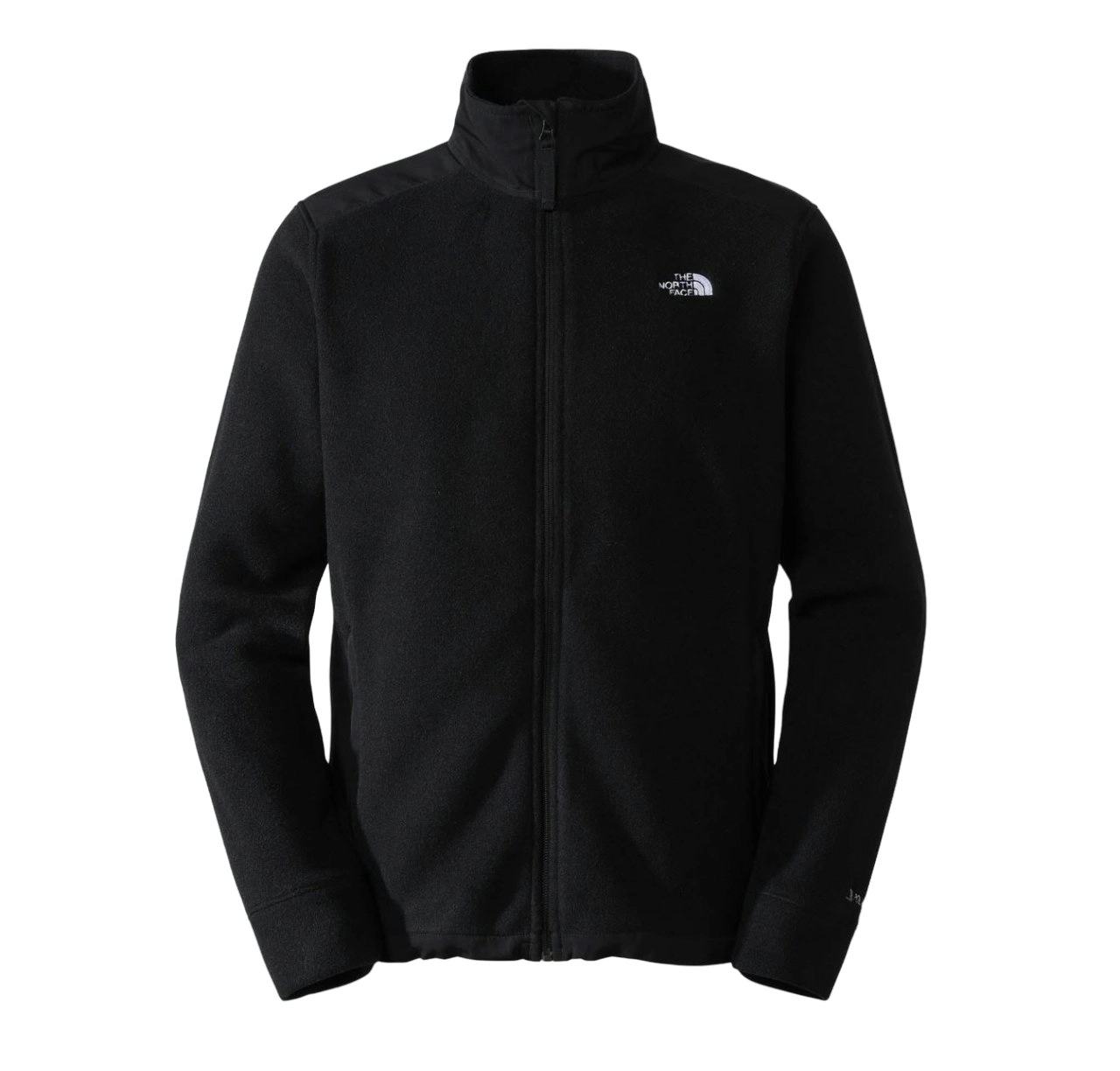 Mens The North Face Alpine Polartec 200 Fleece Full Zip Black Jacket