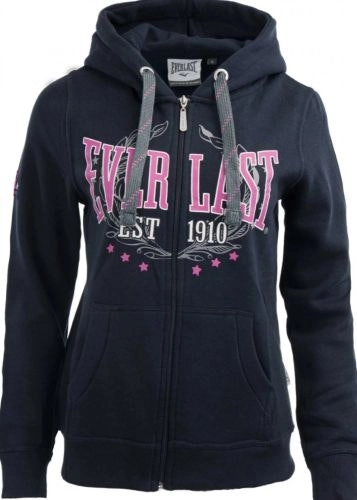 2 x Everlast Womens Navy Heritage Zip Hoodie Jacket