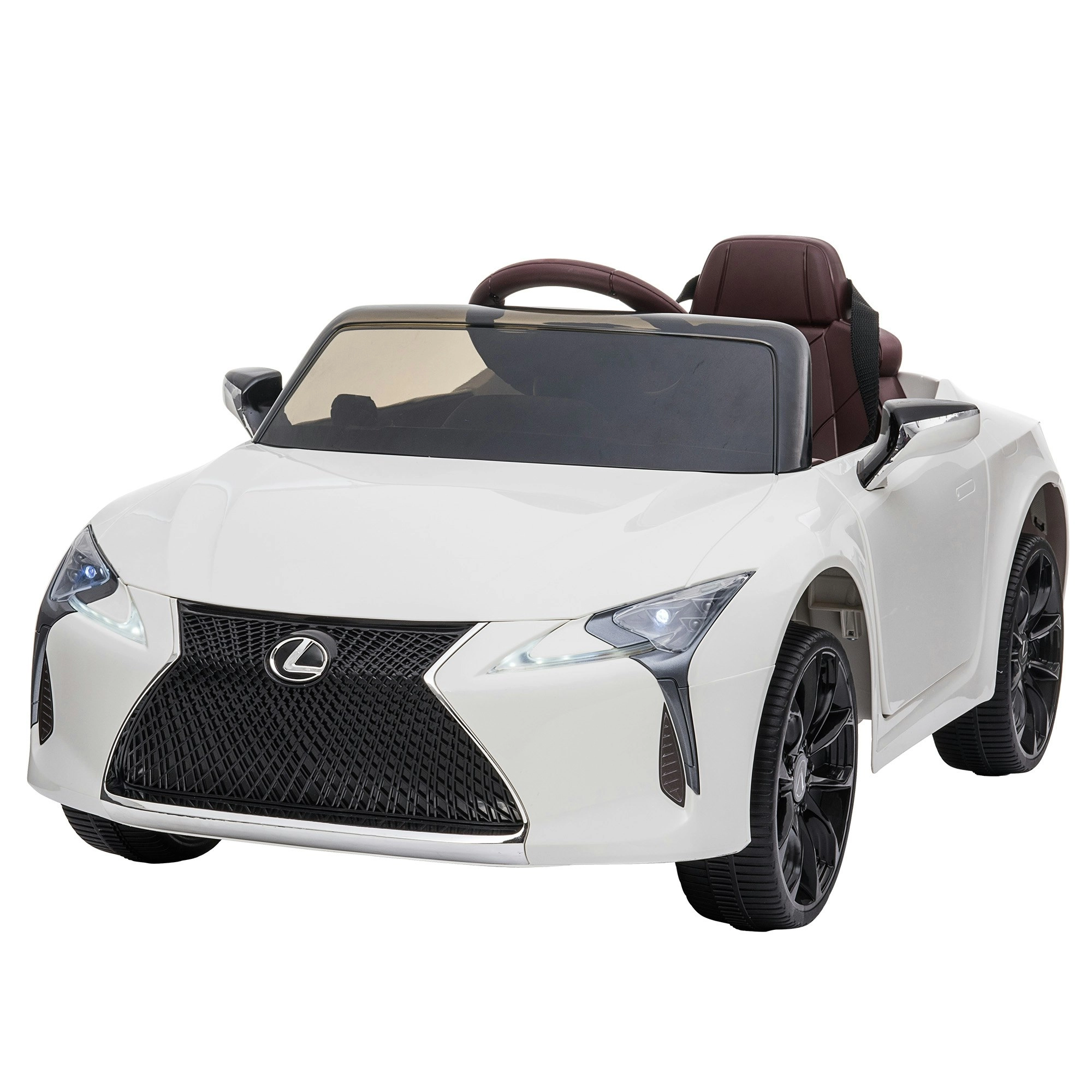 Licensed Lexus LC 500 Kids Electric Ride On Car - White