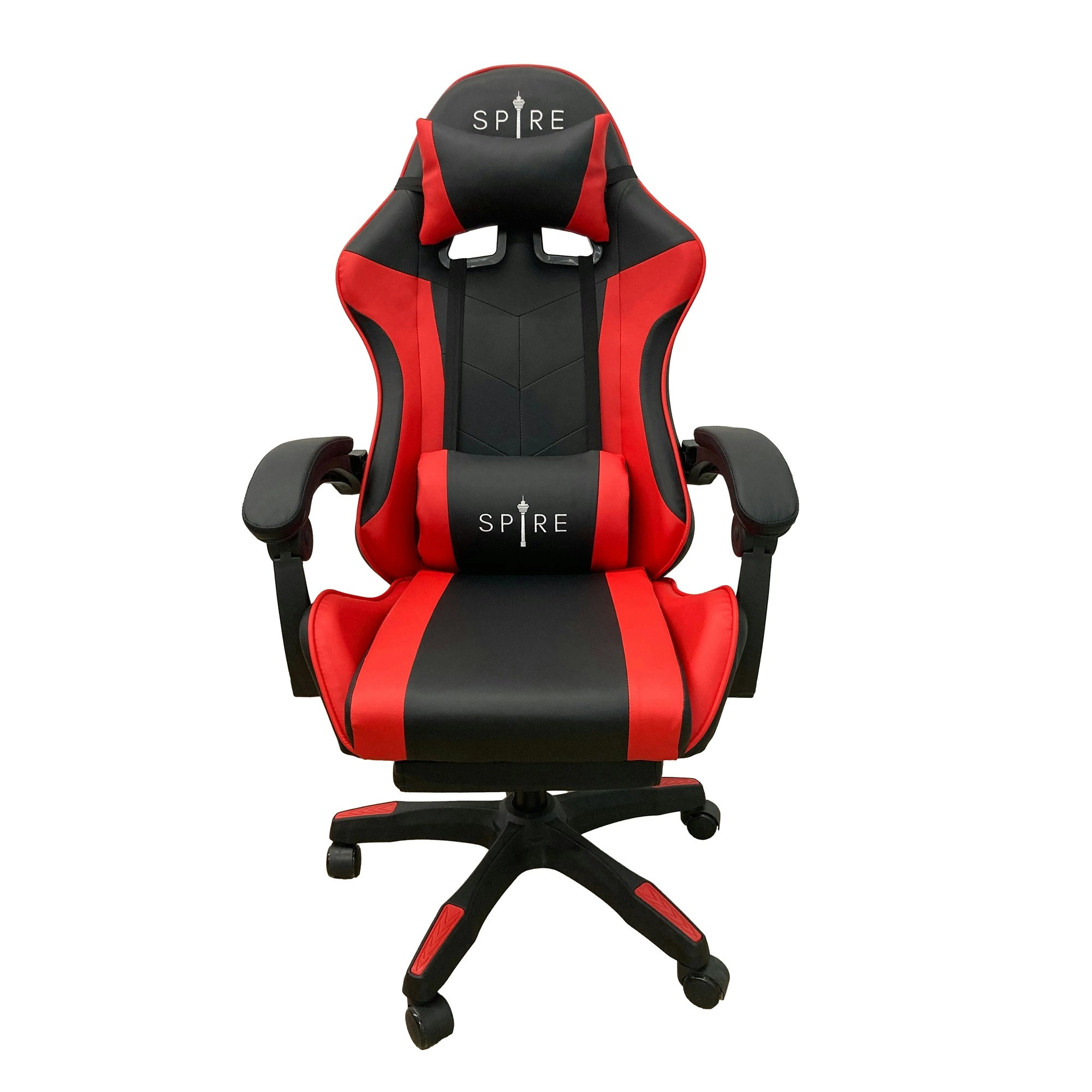 Spire Zinc Adjustable Gaming/Office Chair - Red and Black