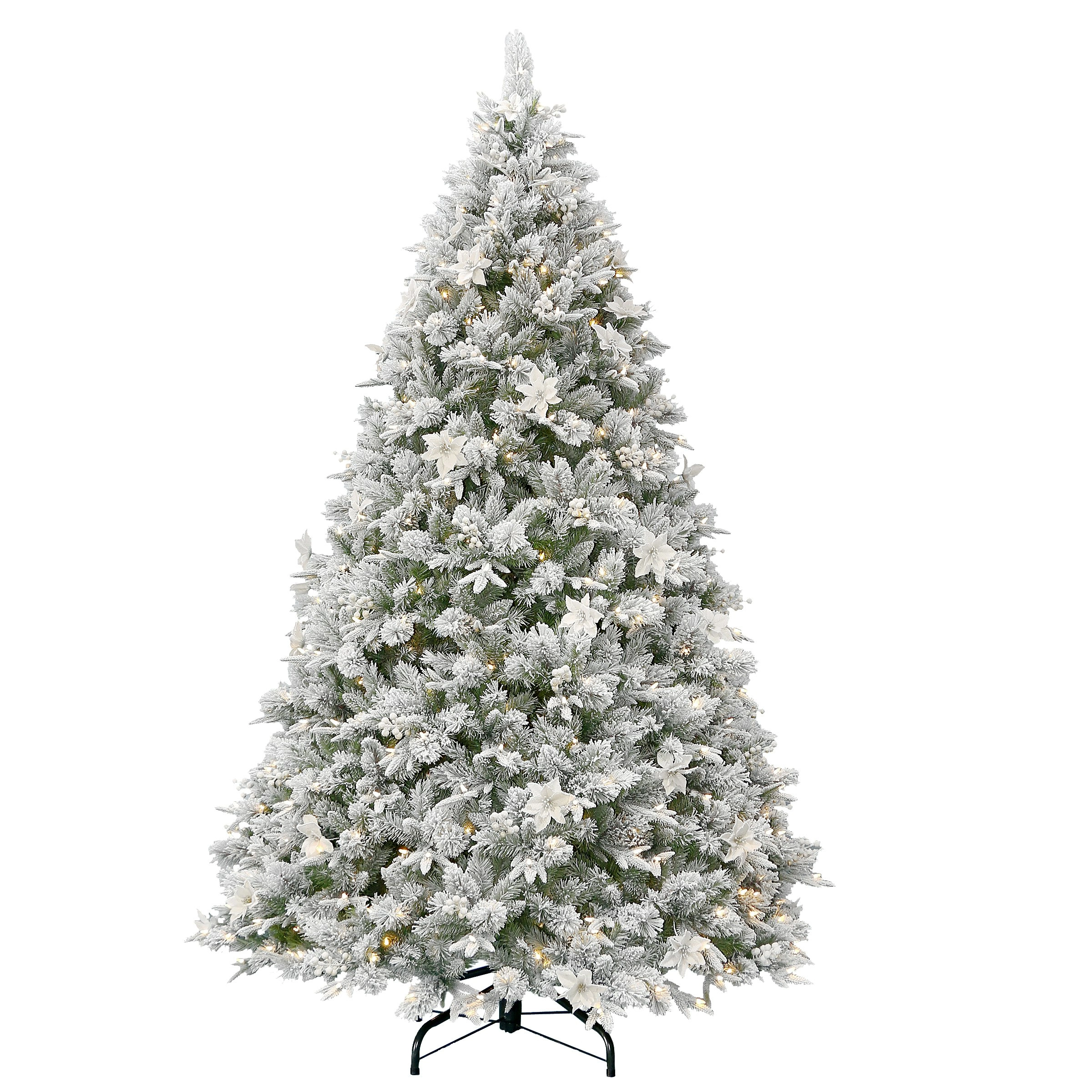 National Tree Company 1.8m Frosted Colonial Prelit Christmas Tree