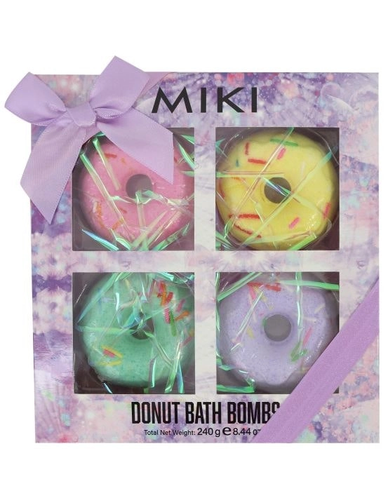 Miki Donut Bath Bomb Quad 240g