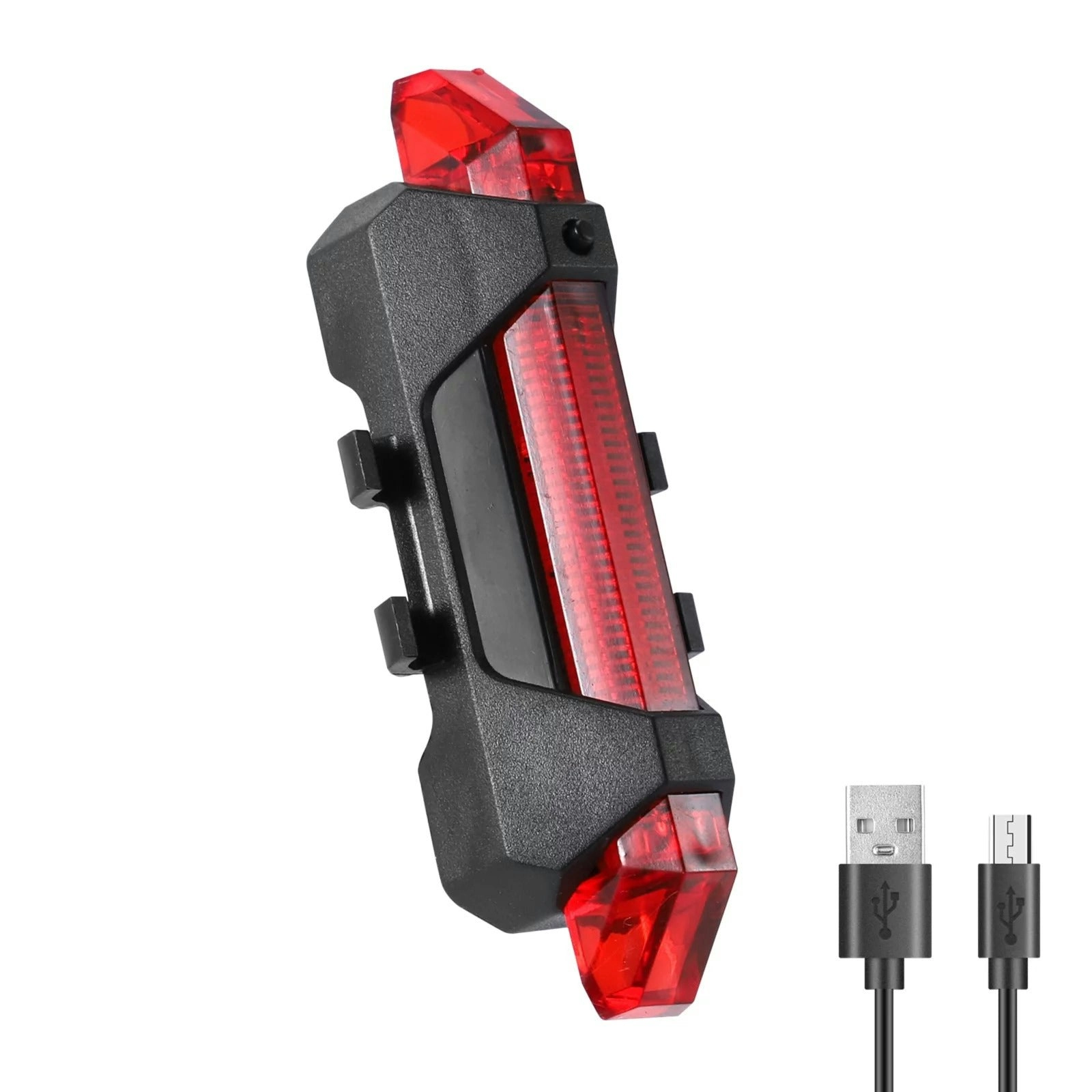 USB Rechargeable LED Bike Tail Light Cycling Safety Accessory Bicycle Lamp