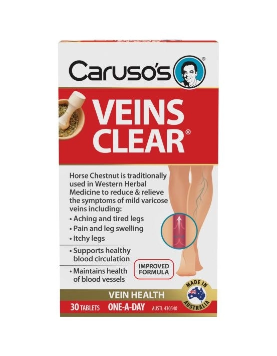 Caruso's Veins Clear 30 Tablets