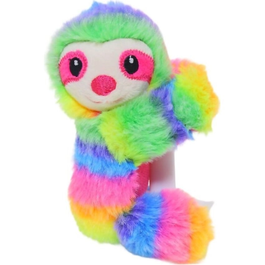 Cotton Candy - Furry Snap Pals Nuzzle Sloth 11cm