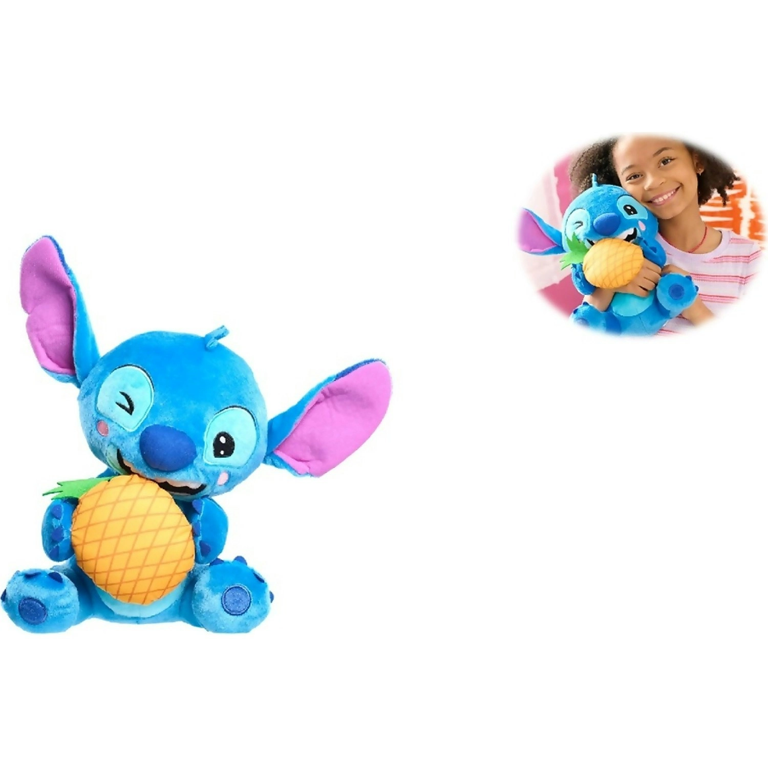 Disney - Stitch Feed Me Pineapple 13-inch Large Plush