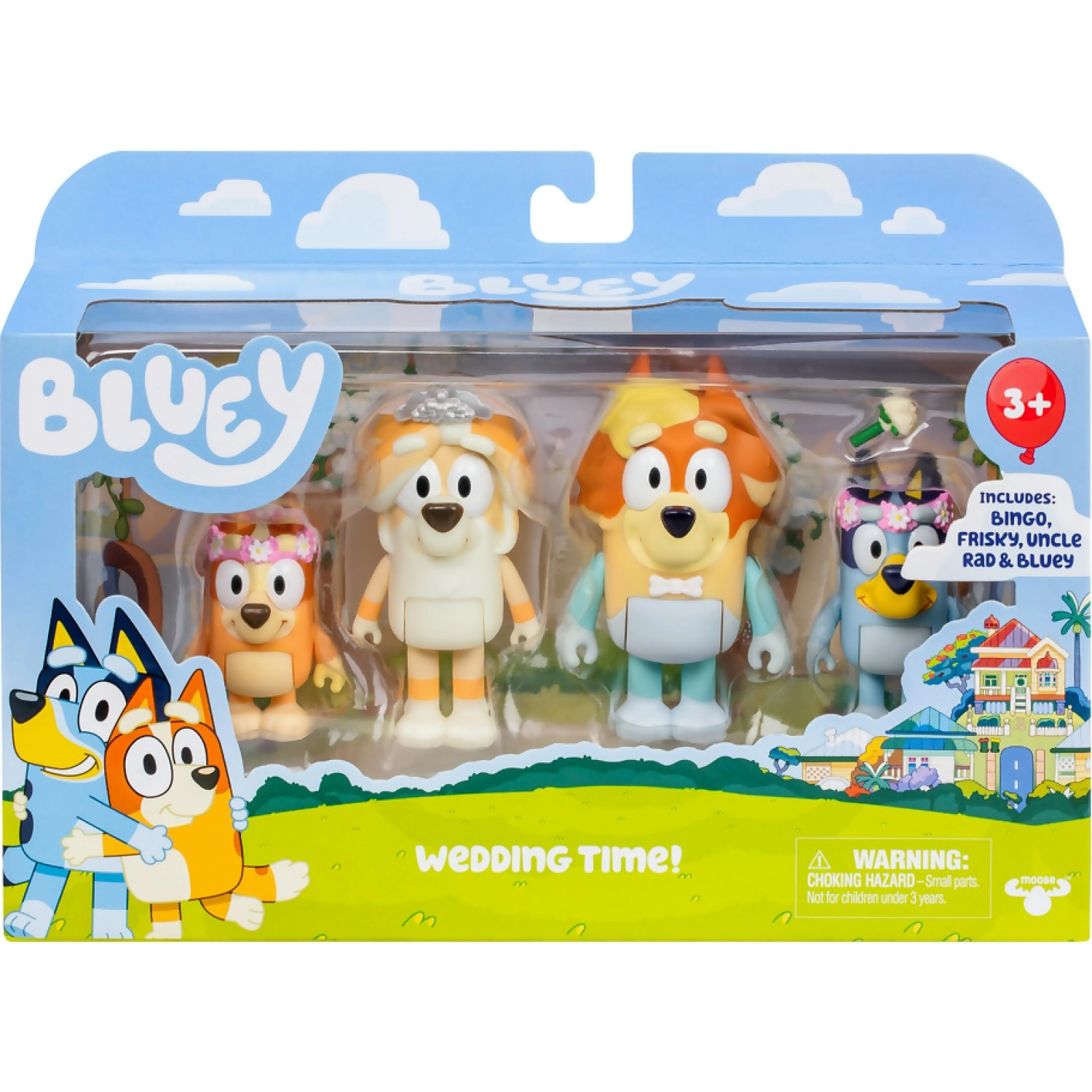 Bluey - Wedding Time Figure 4 Pack S10