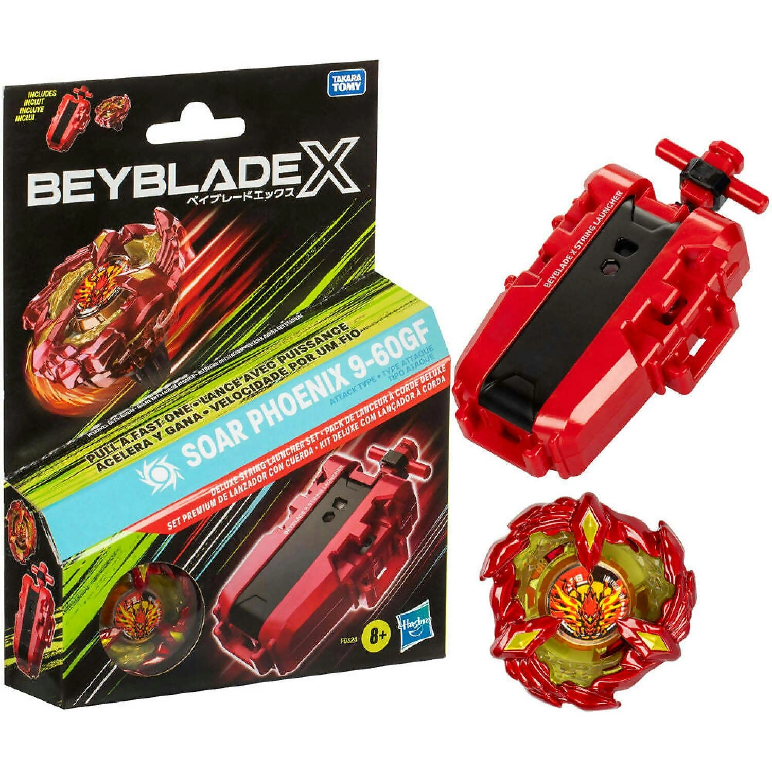 Beyblade - X Soar Phoenix Deluxe String Launcher Set - Hasbro