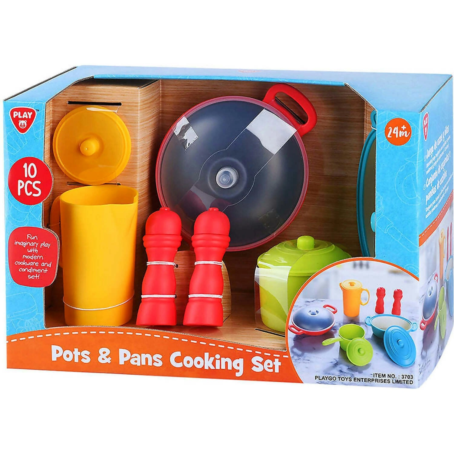 Playgo Toys Ent. Ltd. - Pots & Pans Cooking Set