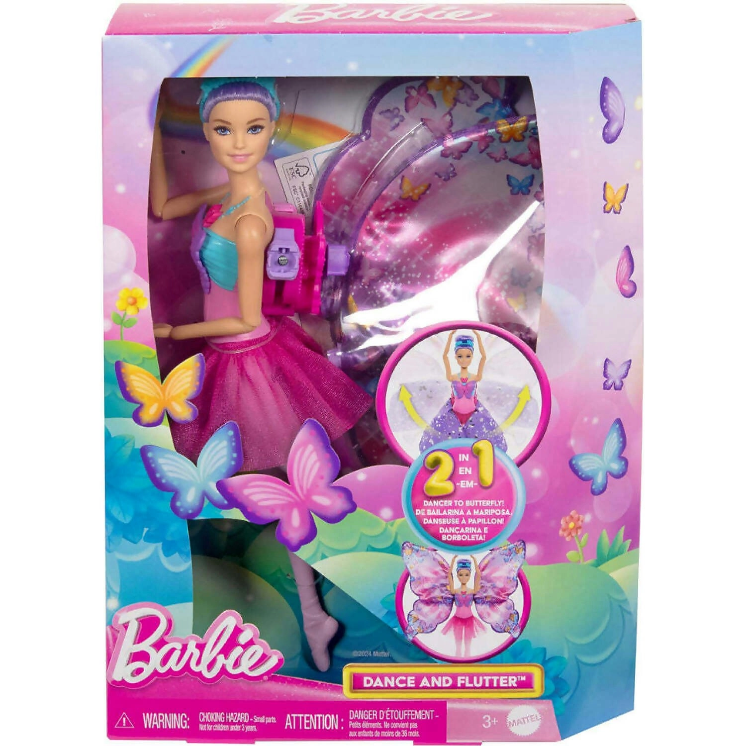 Barbie - Dance And Flutter Doll - Mattel