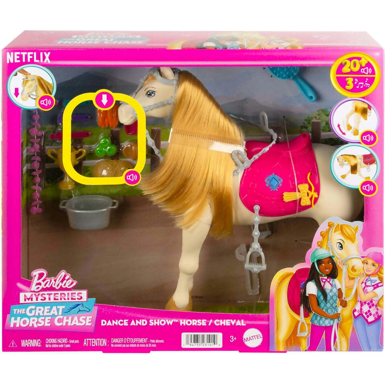 Barbie Mysteries - The Great Horse Chase Dance And Show Horse - Mattel