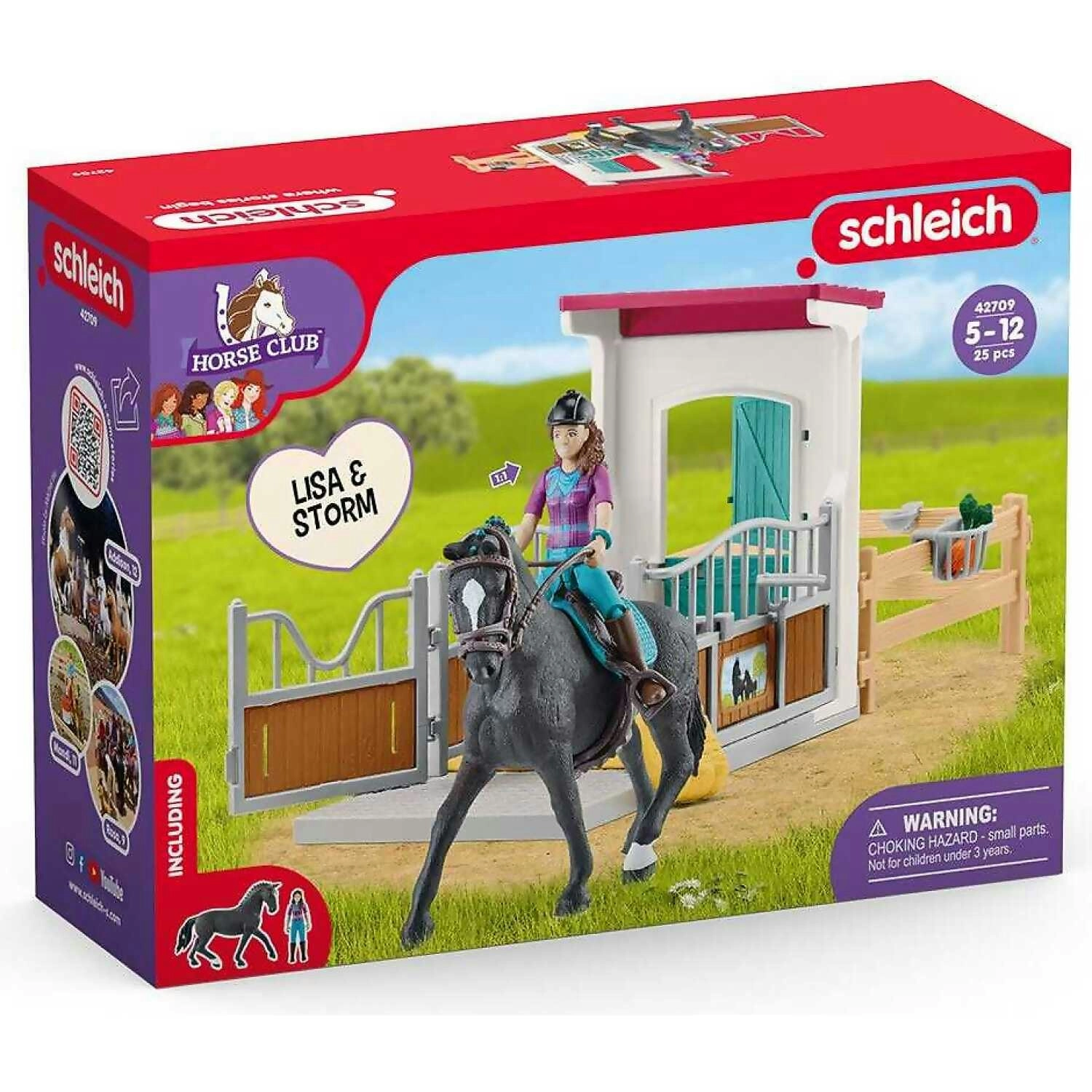 Schleich - Horse Box With Horse Club Lisa & Storm