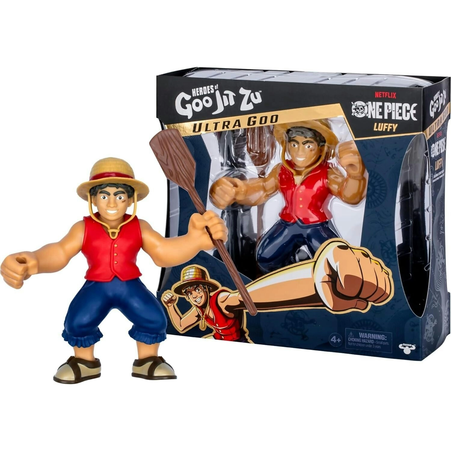 Heroes Of Goo Jit Zu - Netflix One Piece Ultra Goo Hero Pk Luffy