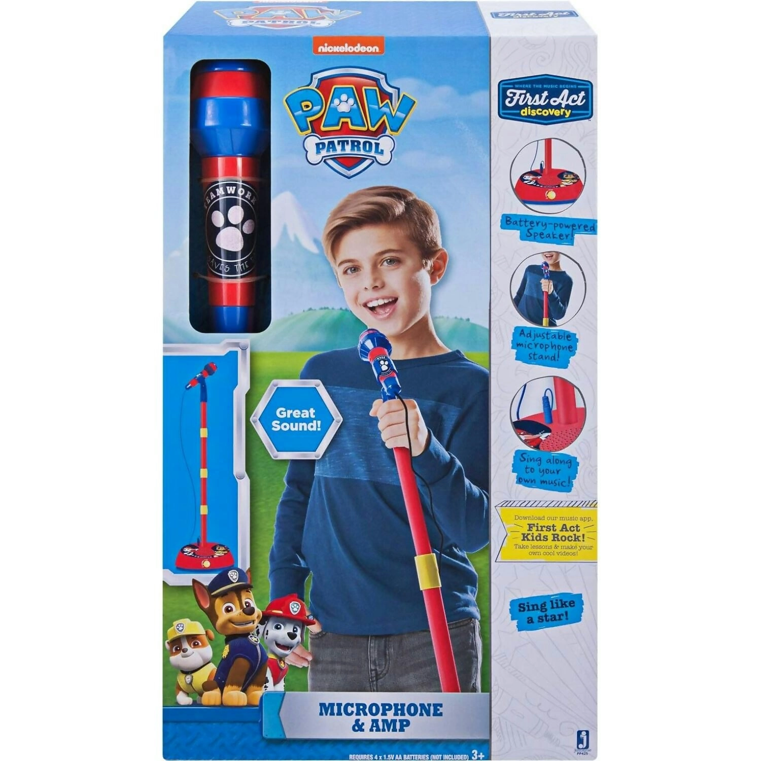 First Act Discovery - Paw Patrol Microphone & Amp