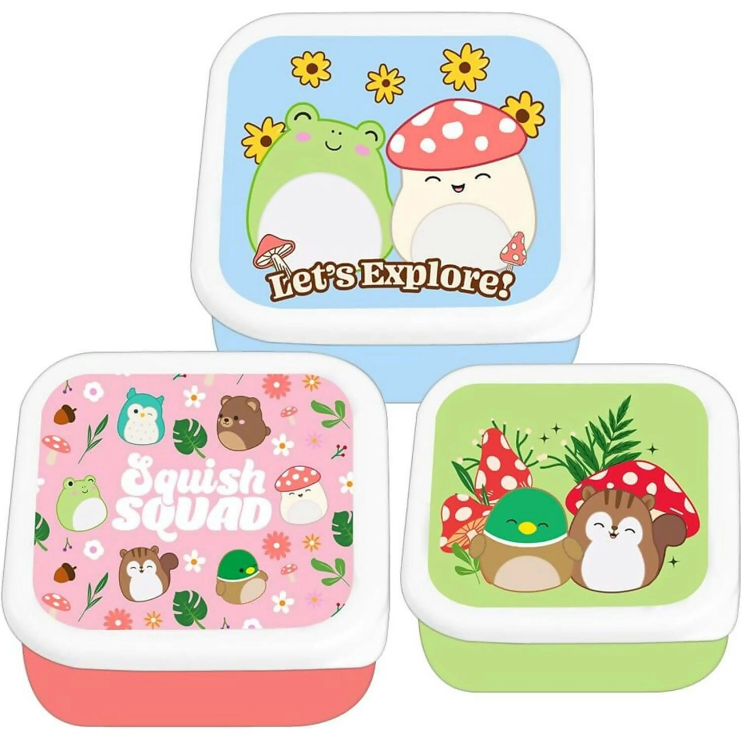 Squishmallows - Cottage Collection Storage Pots (3 Asst) - Jasnor