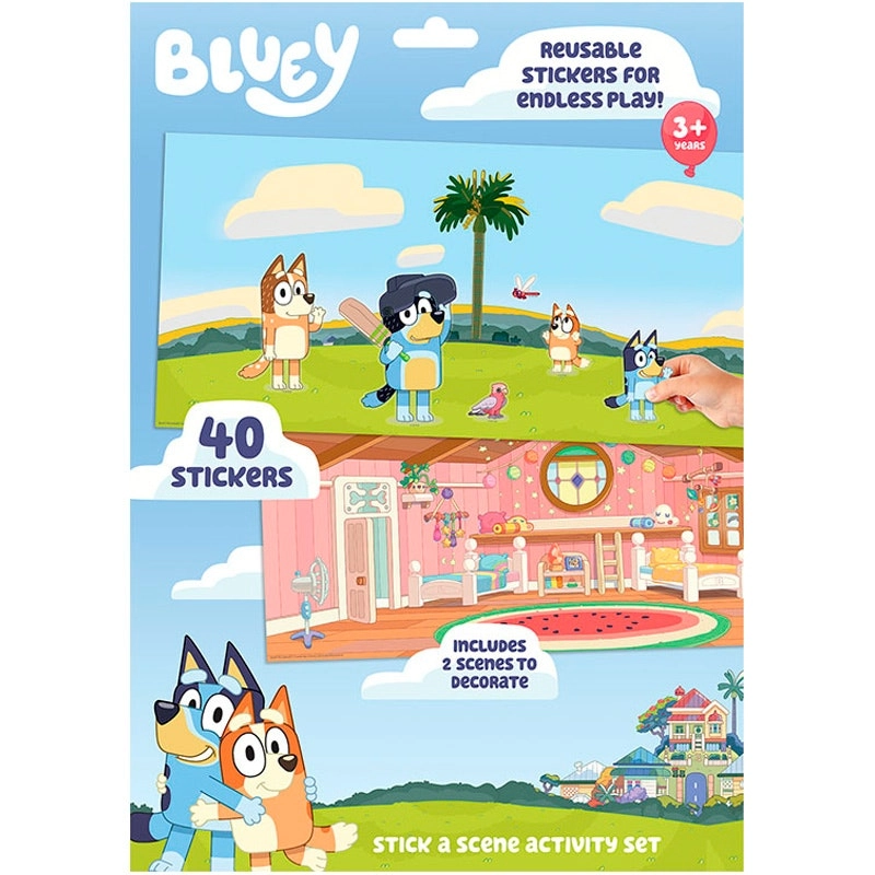 Bluey - Stick A Scene Activity Set